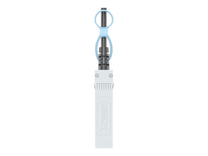 Panduit - Direct attach cable - SFP28 to SFP28 - 11.5 ft - twinaxial - passive - white PSF2PZC3.5MWH