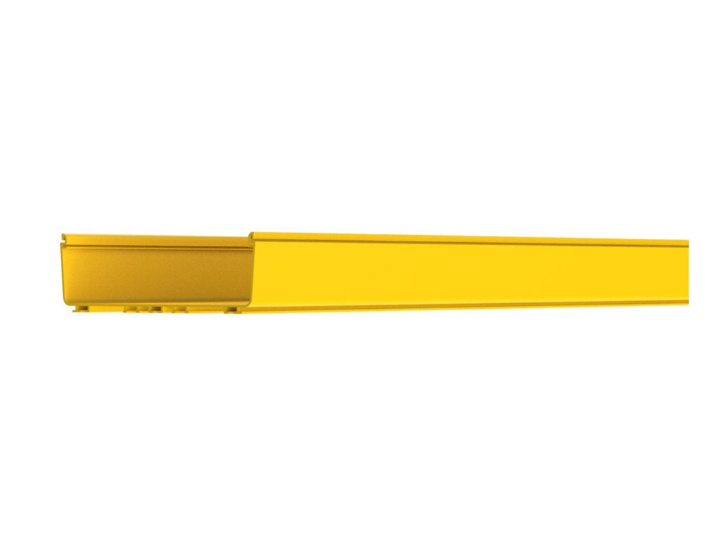 Panduit FiberRunner - Cable raceway channel - 10 ft - yellow FR12X4YL10