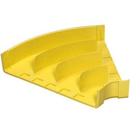 Panduit FiberRunner® Horizontal 45 Degree FRH4524X4LYL