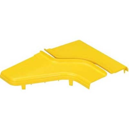 Panduit FiberRunner® Left Reducer Cover FRRF126LSCLYL