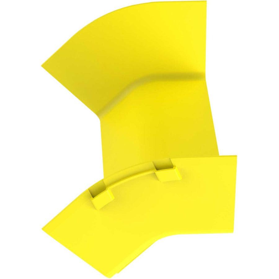 Panduit FiberRunner® Outside Vertical 45 Degree Angle FROV4512X4LYL