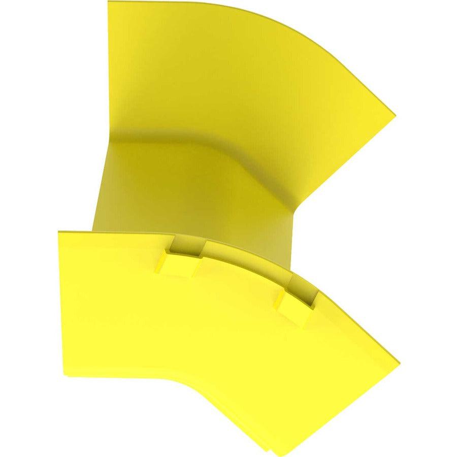 Panduit FiberRunner® Outside Vertical 45 Degree Angle FROV4512X4LYL