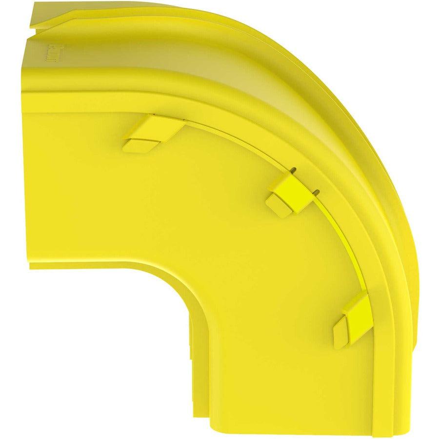 Panduit FiberRunner® Outside Vertical Right-Angle, 90°, 6x4, Yellow