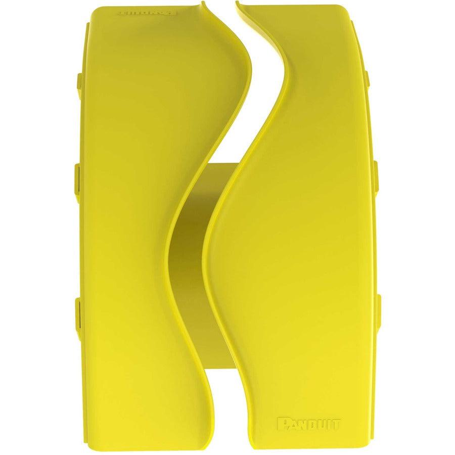 Panduit FiberRunner® Outside Vertical Right-Angle, 90°, 6x4, Yellow