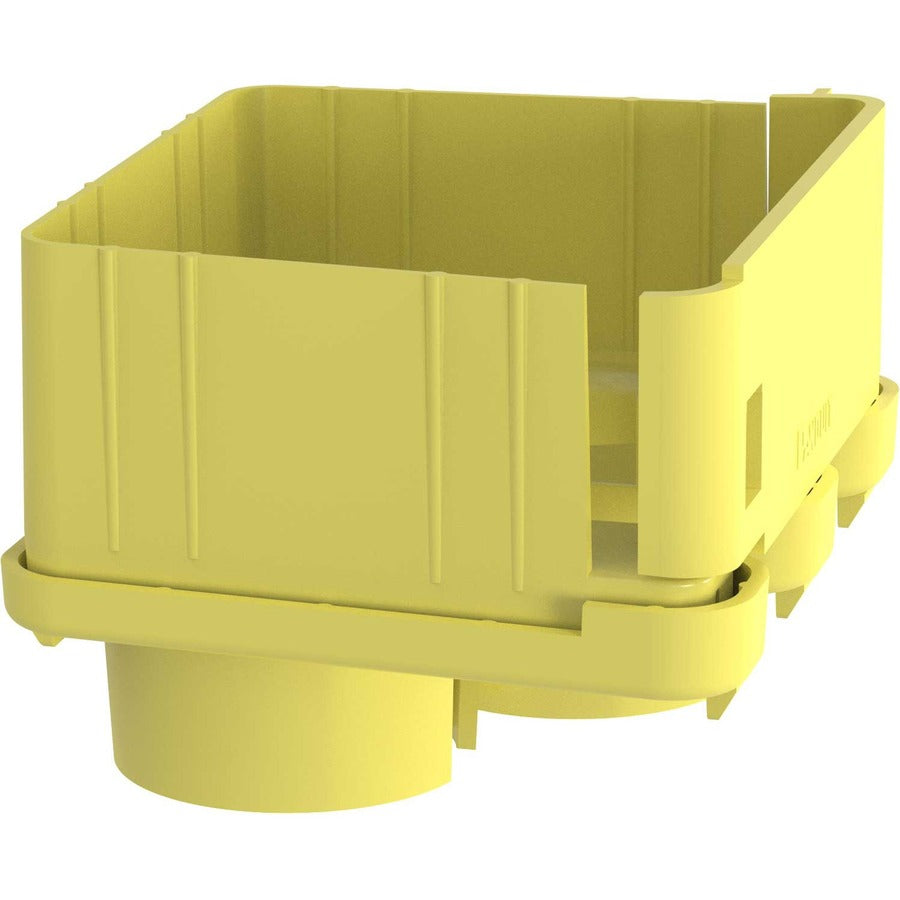 Panduit Fiberrunner&Reg; 2-Port Spillout, 4X4, Yellow