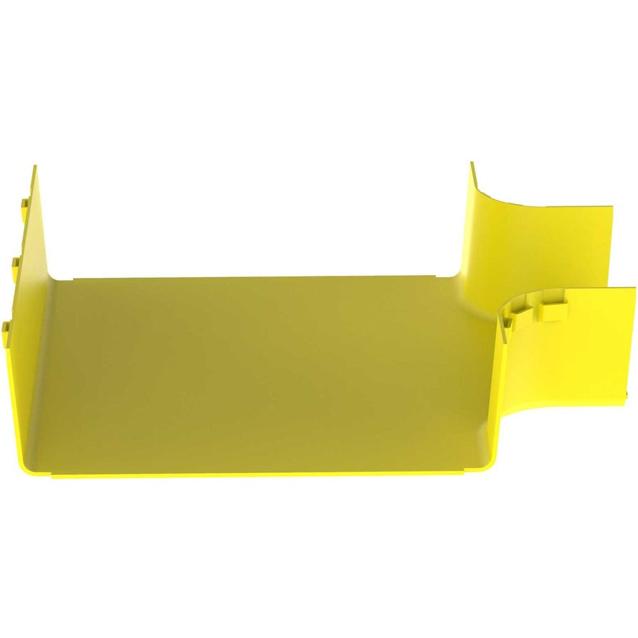 Panduit Fiberrunner&Reg; Horizontal Tee, 90&Deg;, 12X4, Yellow