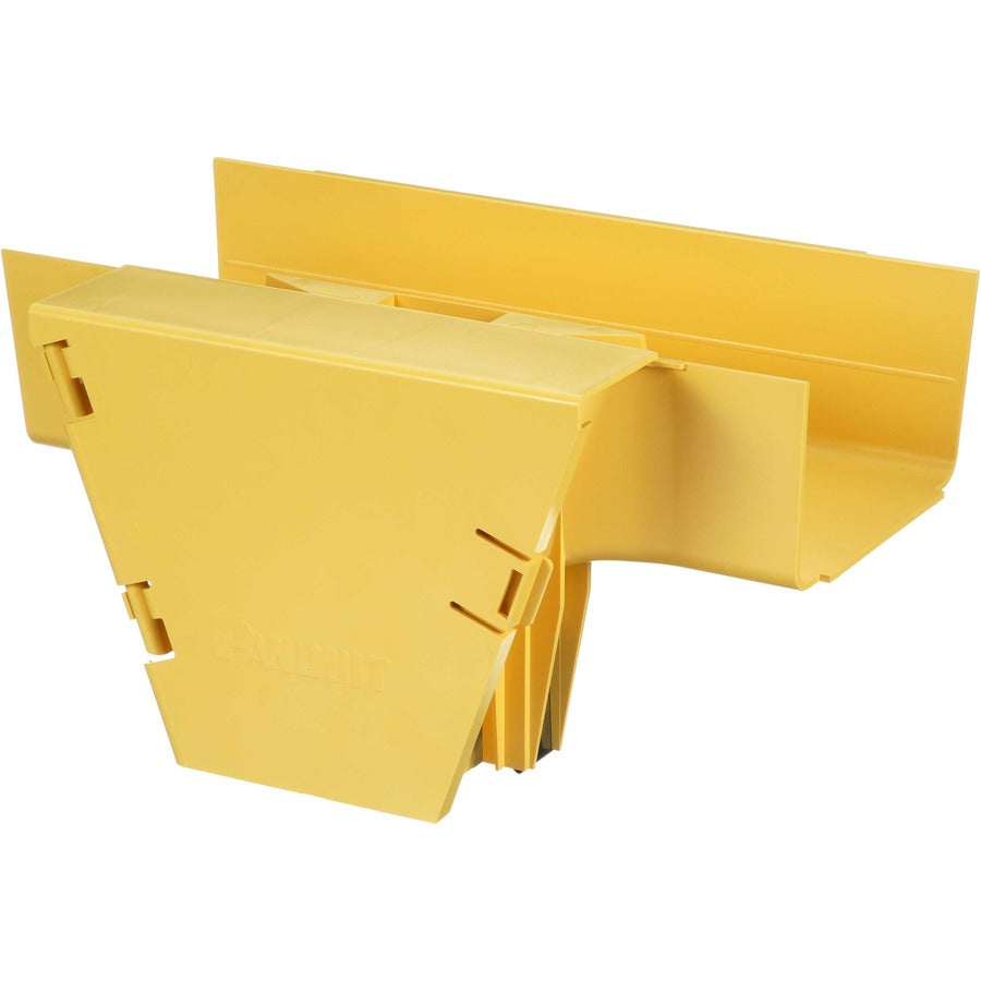 Panduit Fiberrunner&Reg; Vertical Tee, 90&Deg;, 6X4, Yellow
