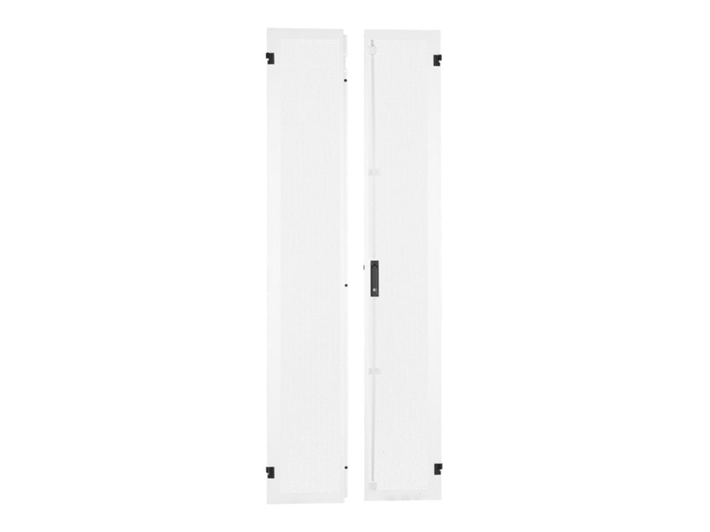 Panduit FlexFusion - Cabinet door - split hinged - white - 45U XG-DRSP645W