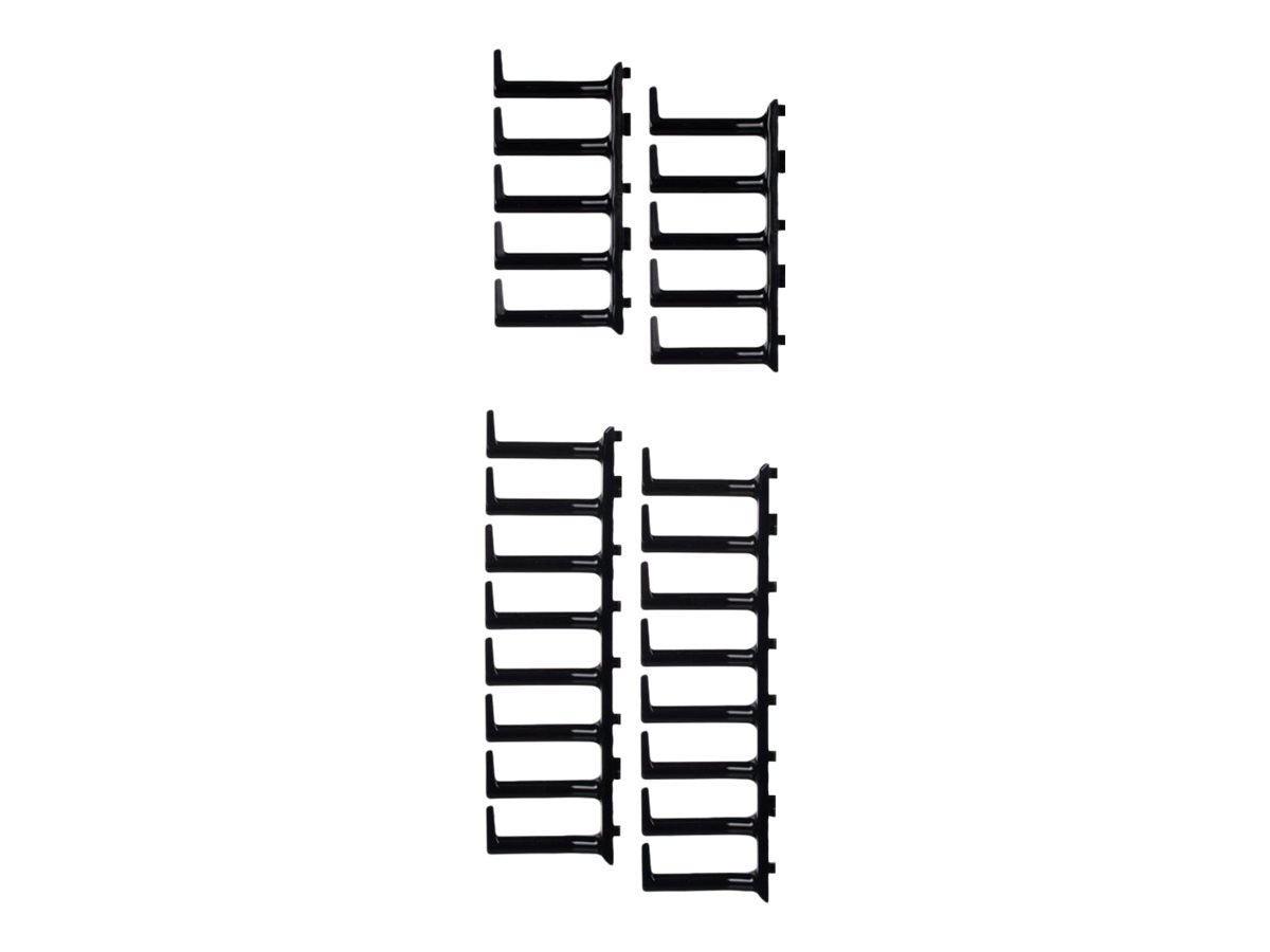 Panduit FlexFusion - Rack cable management finger kit - black - 51U XG-FMS51B