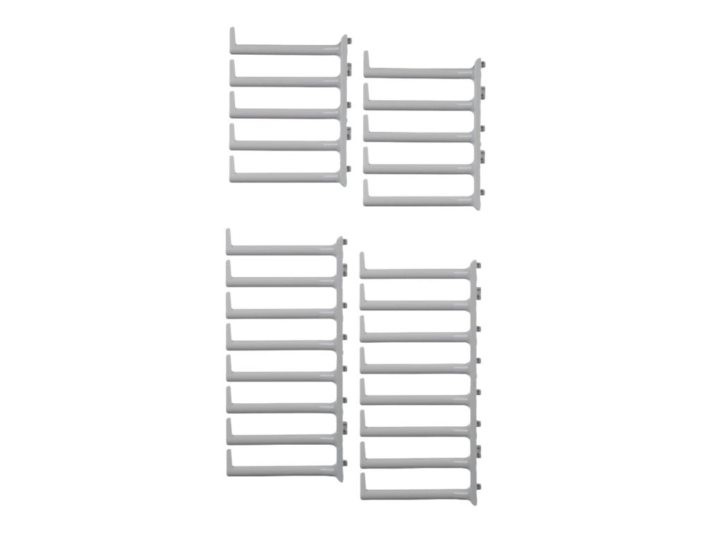 Panduit FlexFusion - Rack cable management finger - white - 48U XG-FML48W