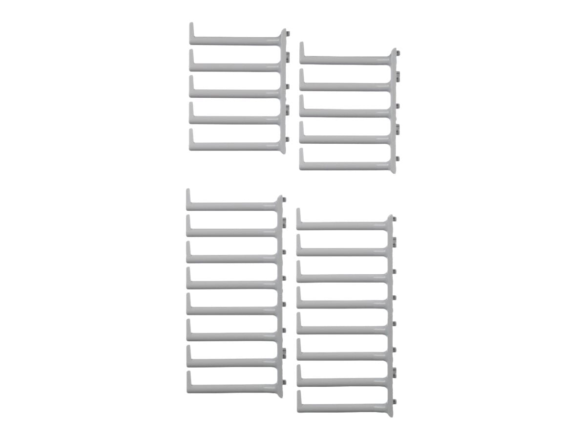Panduit FlexFusion - Rack cable management finger - white - 48U XG-FML48W