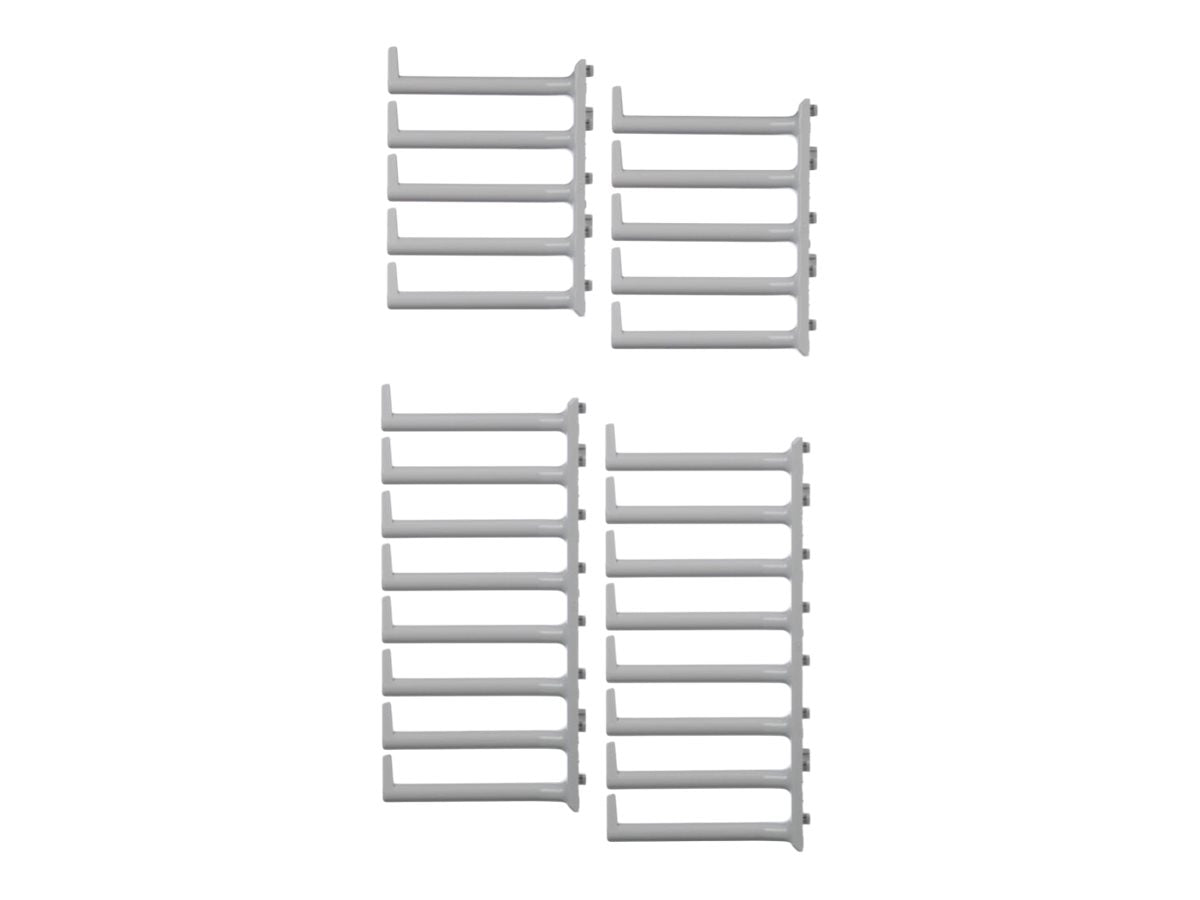 Panduit FlexFusion - Rack cable management finger - white - 51U XG-FML51W