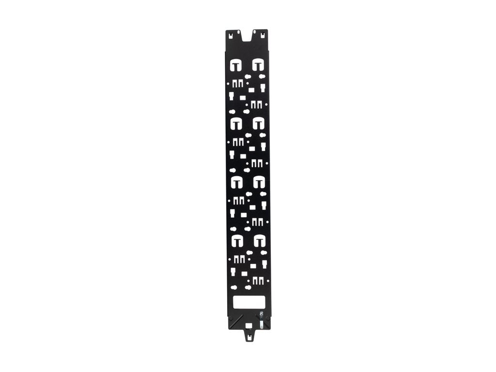 Panduit FlexFusion - Rack cable management panel (vertical) - black powder coat - 51U XG-VCM51B