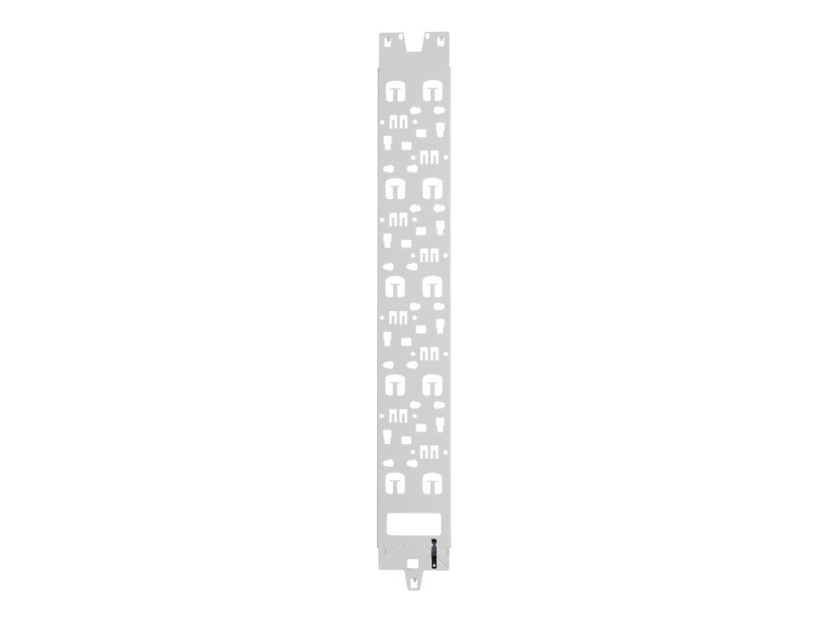 Panduit FlexFusion - Rack cable management panel (vertical) - white - 51U XG-VCM51W