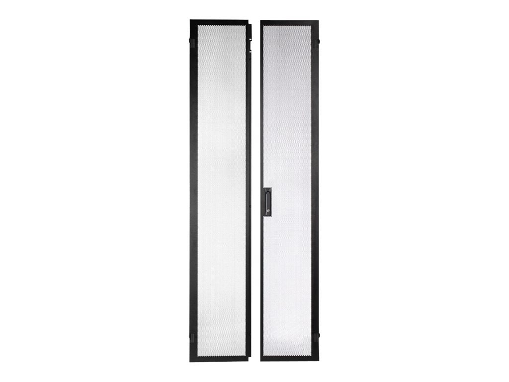 Panduit FlexFusion - Rack door - black - 42U XG-DRSP742B