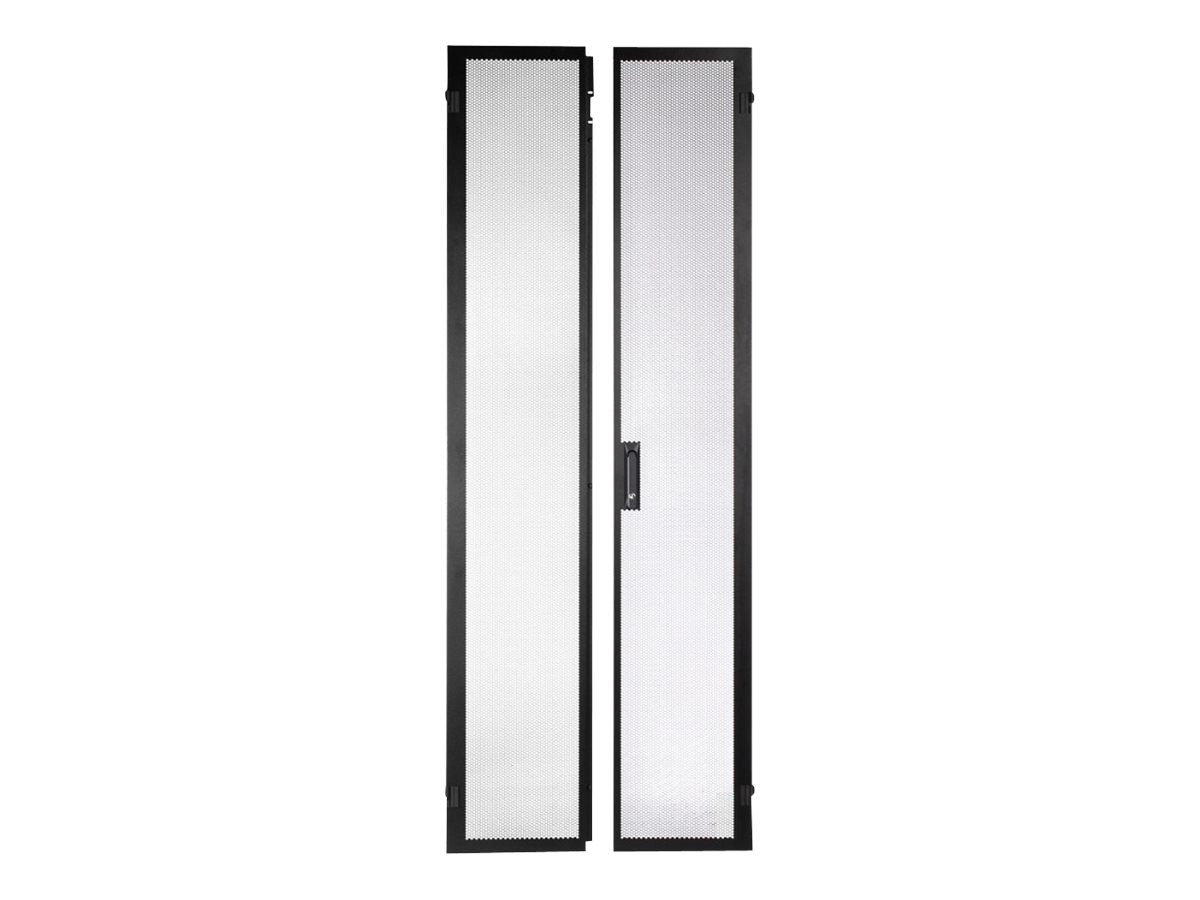 Panduit FlexFusion - Rack door - black - 42U XG-DRSP742B