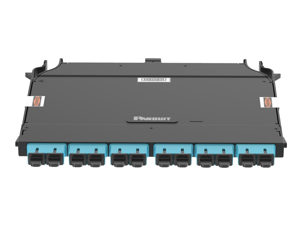 Panduit HD Flex - Fiber optic cassette - aqua - 6 ports FHCXN-12-03AS