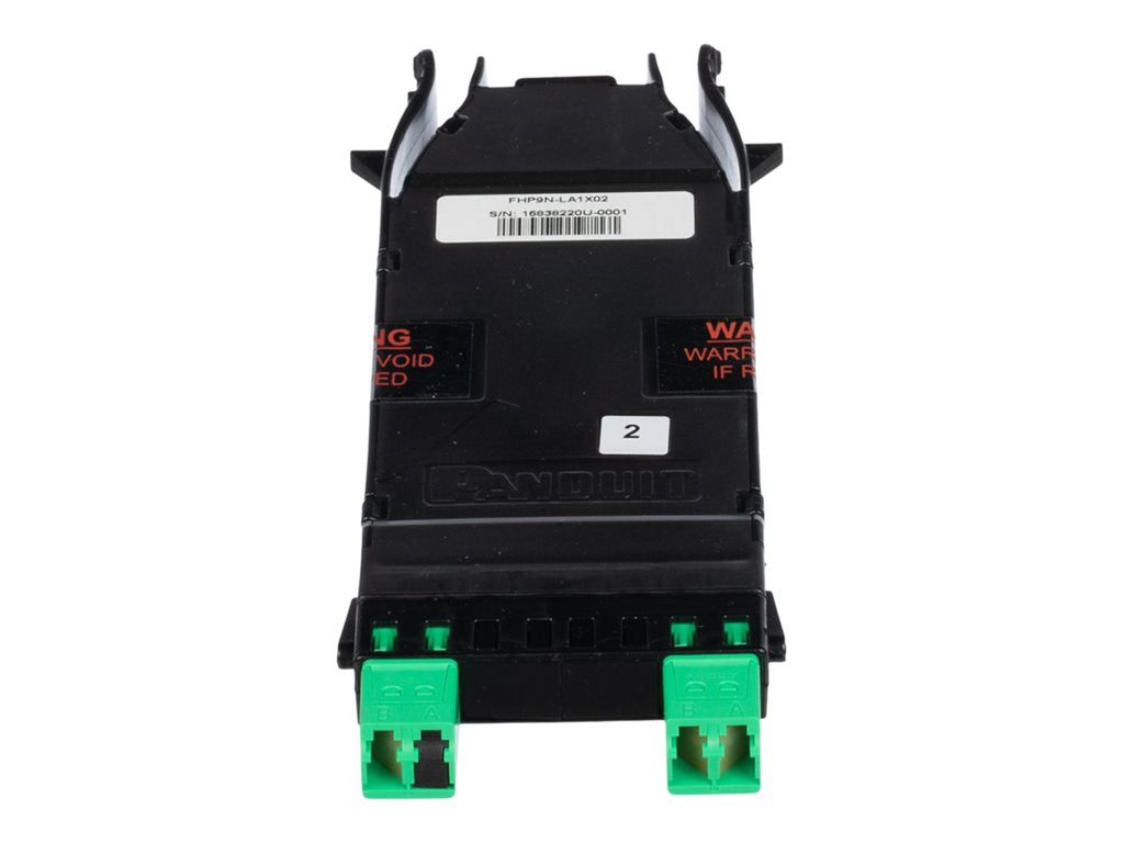 Panduit HD Flex - Fiber optic splitter cassette - 1x2 - aqua FHP9N-LA1X02