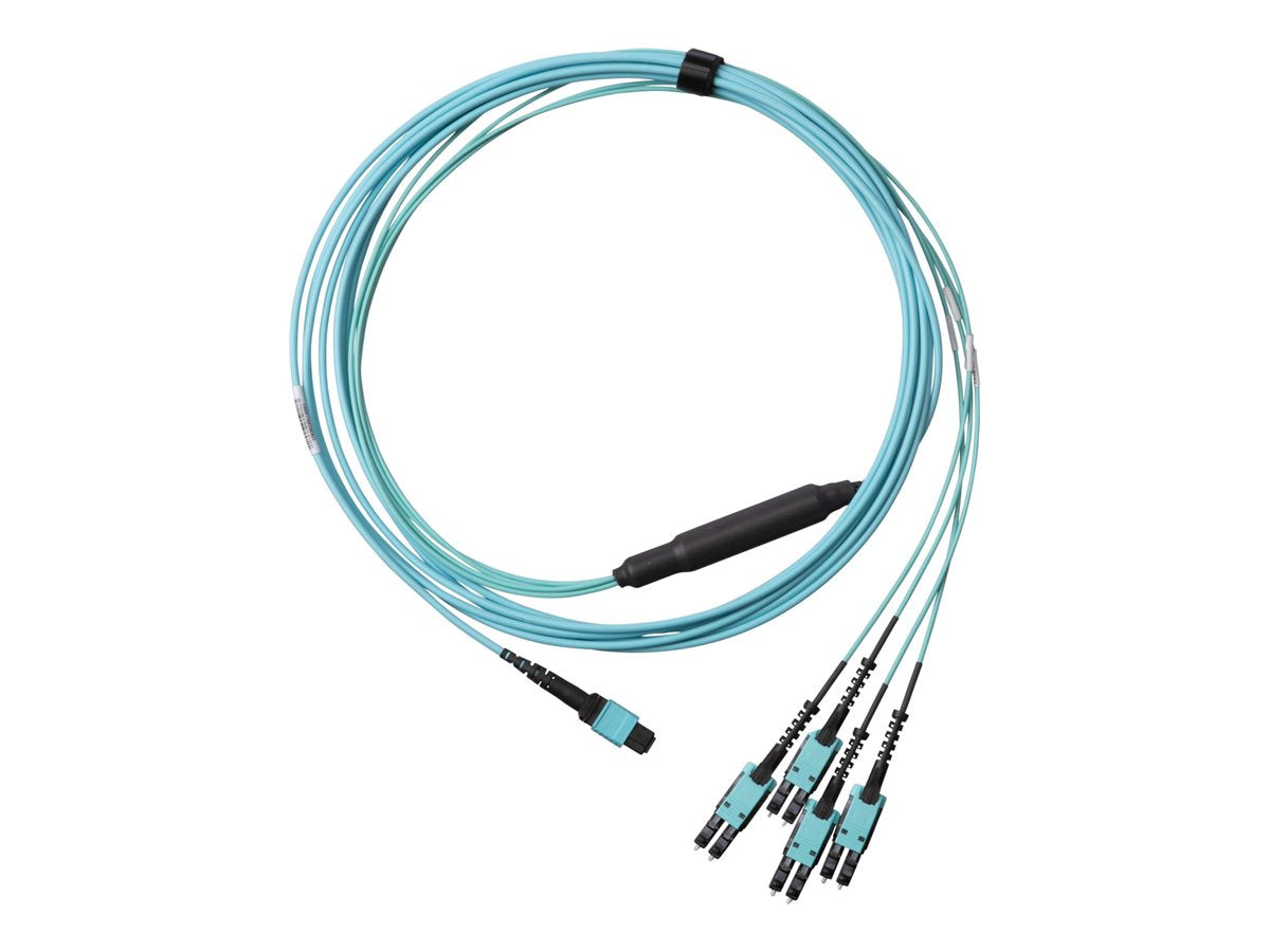 Panduit - Network cable - PanMPO multi-mode (F) to LC Duplex multi-mode (M) 60 cm breakout - 9.14 m - 0.1 in - fiber optic - FHZ8PJLV016F030
