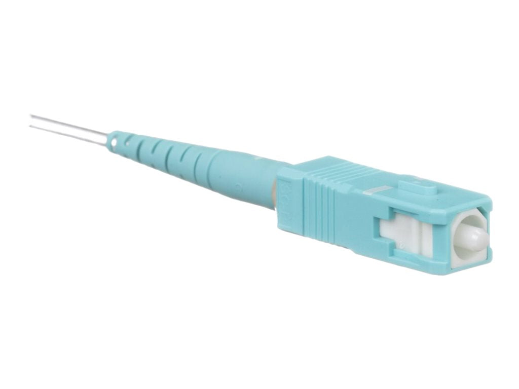 Panduit - Network connector - SC/PC multi-mode (M) - fiber optic - OM2/OM3/OM4 - booted - aqua FSCS2/9SOCPXAQ