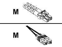 Panduit Opti-Core - Patch cable - LC multi-mode (M) to SC multi-mode (M) - 6.5 m - fiber optic - duplex - 50 / 125 micron - OM4 FZ2ELLNSNSNM6.5