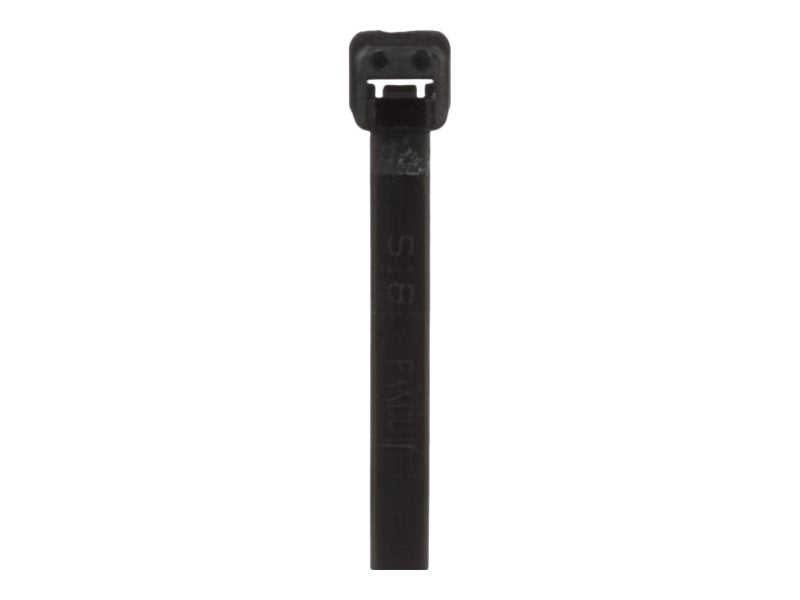 Panduit Pan-Ty - Cable locking tie - indoor, outdoor - 1 ft - black (pack of 1000) - for P/N: GS2B-E, GS4H-E, GTH-E, GTS-E, PPTS, PLT3S-M300