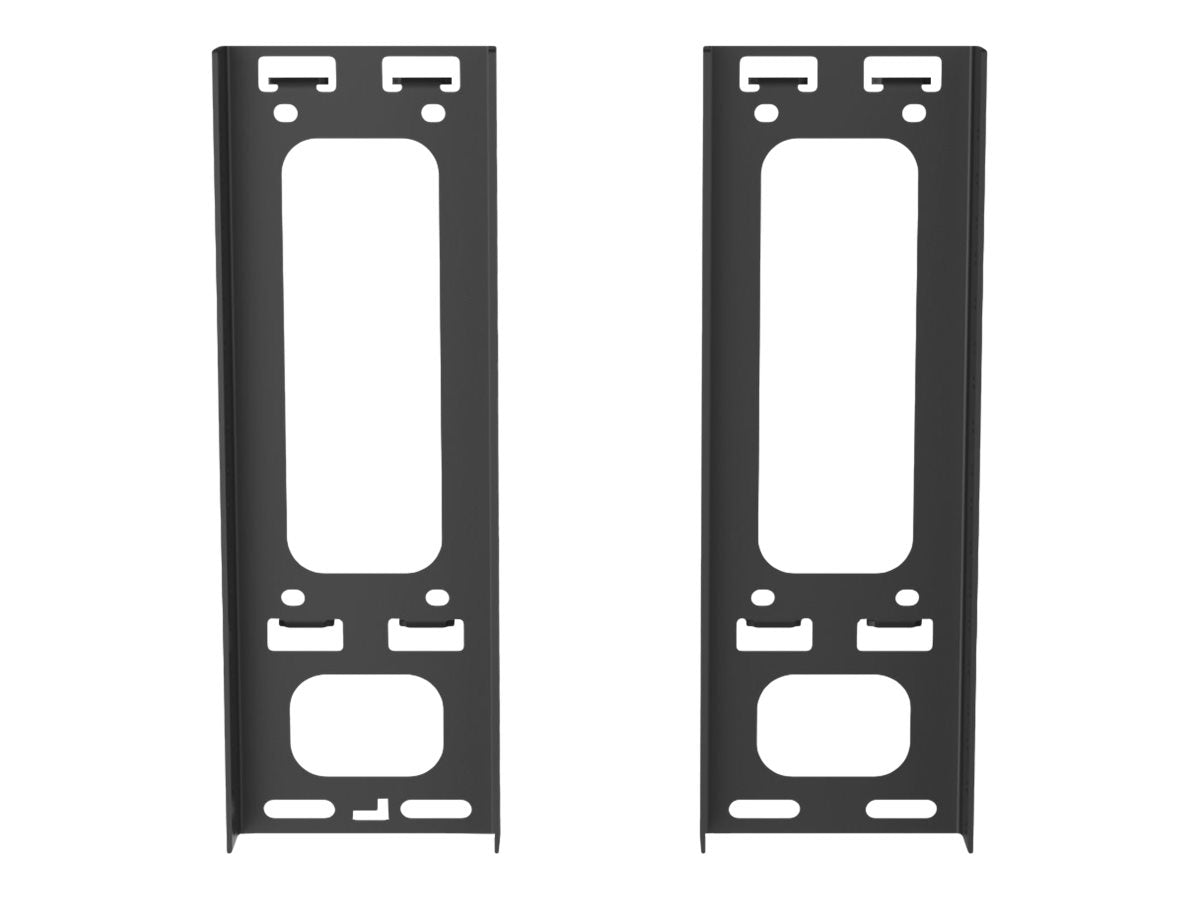 Panduit PanZone TrueEdge - Rack rail kit - black - 6U WME6ERAIL