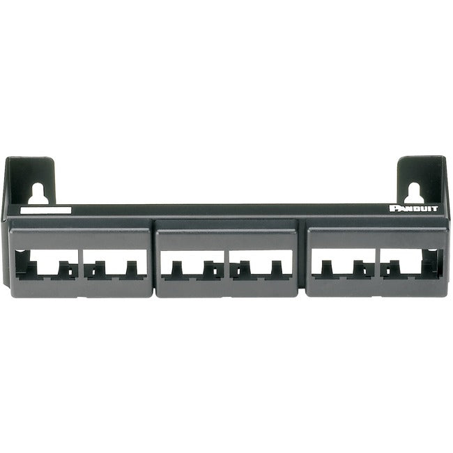 Panduit - Patch Panel - Black - 12 Ports