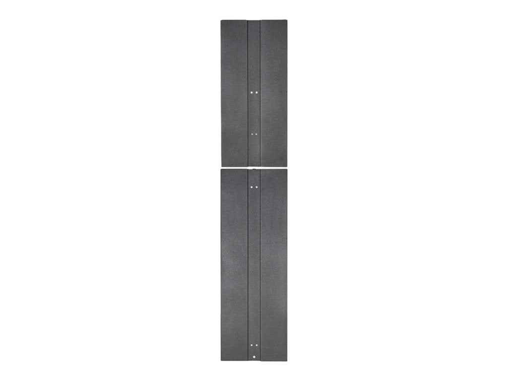 Panduit PatchRunner 2 Enhanced - Rack cable management end panel - black - 52U PE2VEP96