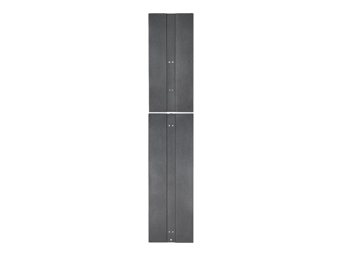 Panduit PatchRunner 2 Enhanced - Rack cable management end panel - black - 52U PE2VEP96