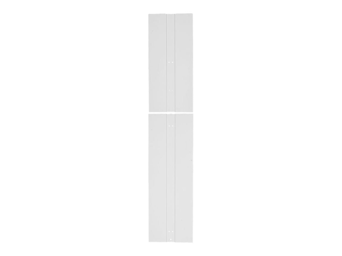 Panduit PatchRunner 2 Enhanced - Rack cable management end panel - white - 45U PE2VEPWH