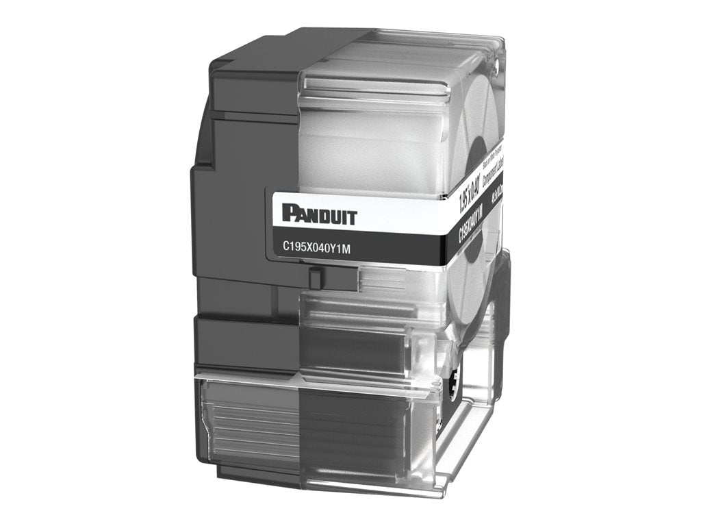 Panduit - Polyester - non-adhesive - 4 mil - white - 1.949 in x 0.402 in 125 label(s) (1 roll(s) x 125) component labels C195X040Y1M