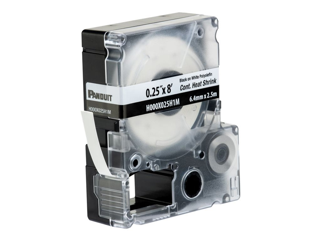 Panduit - Polyolefin - white - Roll (0.25 in x 8 ft) 1 roll(s) continuous labels H000X025H1M