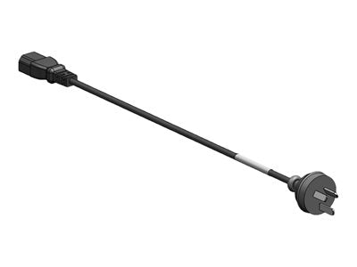 Panduit - Power cable - power IEC 60320 C13 to IRAM2073 (GB2099) - AC 250 V - 10 A - 6.6 ft - black - China - for P/N: POEXKIT1, C13CORD-I