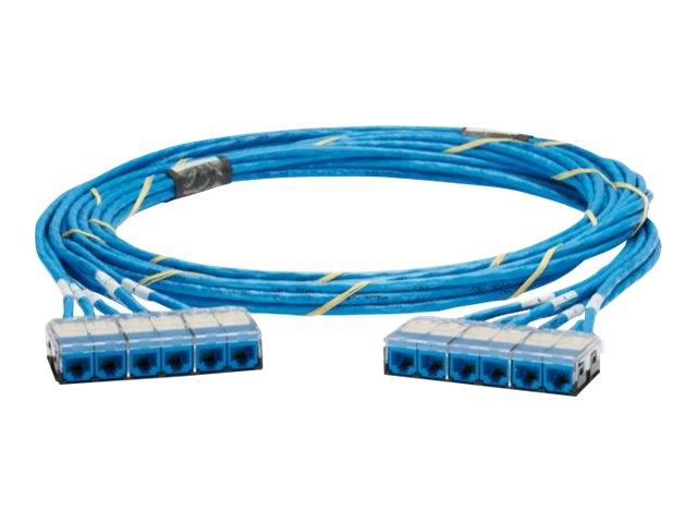 Panduit QuickNet - Network cable - RJ-45 (F) cassette to RJ-45 (F) cassette - 24 ft - UTP - CAT 6 - plenum - white QCPWCCL0001F024