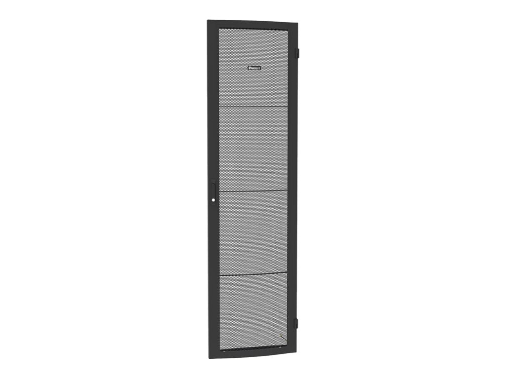 Panduit - Rack door - front - black, RAL 9005 - 42U - for P/N: DAE6212B, DAE6222B-SET-HD-1, DAE6222B-SET-HD-16, DAE6222B-SET-LG_05735 D62FDEB