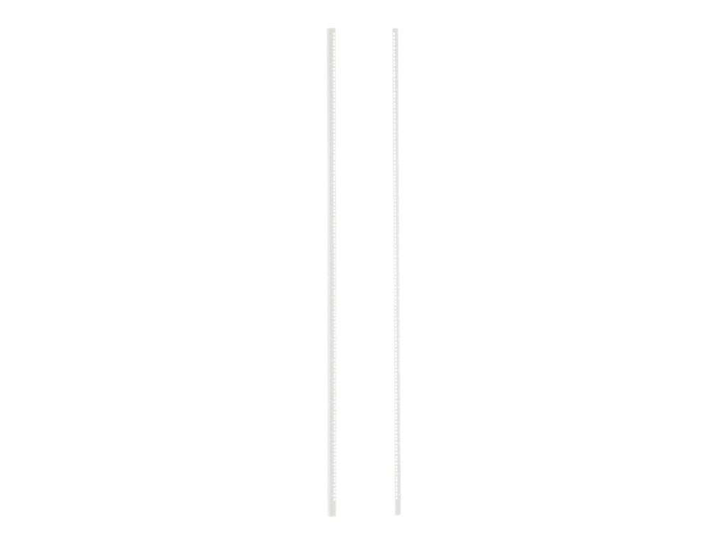 Panduit - Rack rail kit - white - 45U - 19/23"" R4PRCNWH