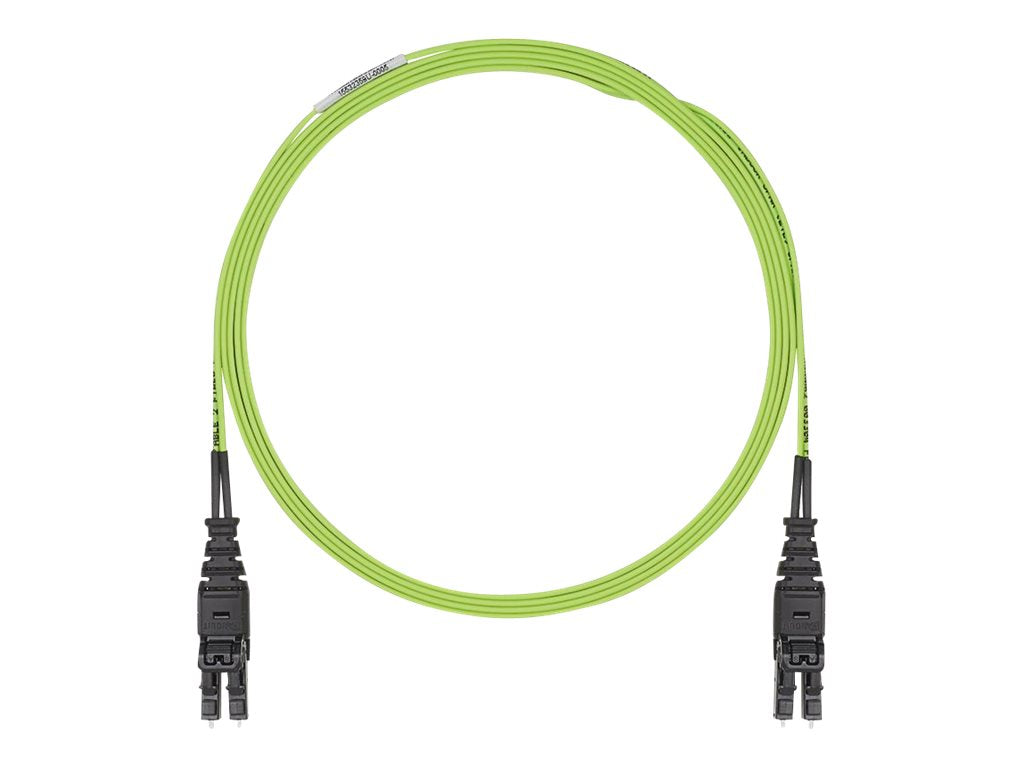 Panduit Signature Core - Patch cable - LC multi-mode (M) push/pull to LC multi-mode (M) push/pull - 1 m - 0.1 in - fiber optic FW2ERQ1Q1NNM001