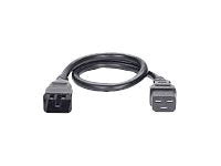 Panduit SmartZone G5 - Power cable - IEC 60320 C20 to IEC 60320 C19 - AC 250 V - 16 A - 2 ft - black