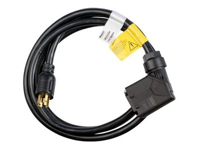 Panduit SmartZone G5 - Power cable - NEMA L15-30P (P) to power (P) - AC 208 V - 30 A - 10 ft - black UPDUCRD11