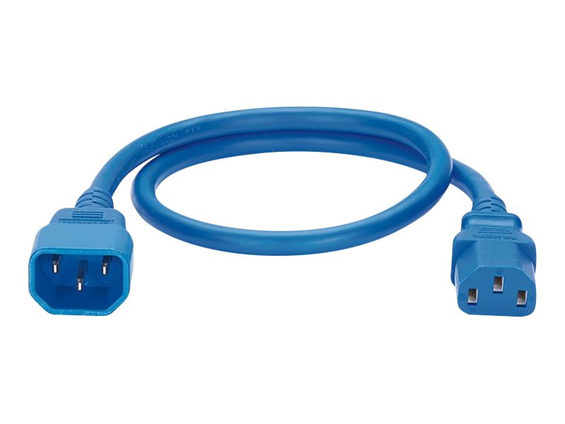 Panduit SmartZone G5 - Power extension cable - IEC 60320 C20 straight to IEC 60320 C19 straight - AC 250 V - 16 A - 4 ft