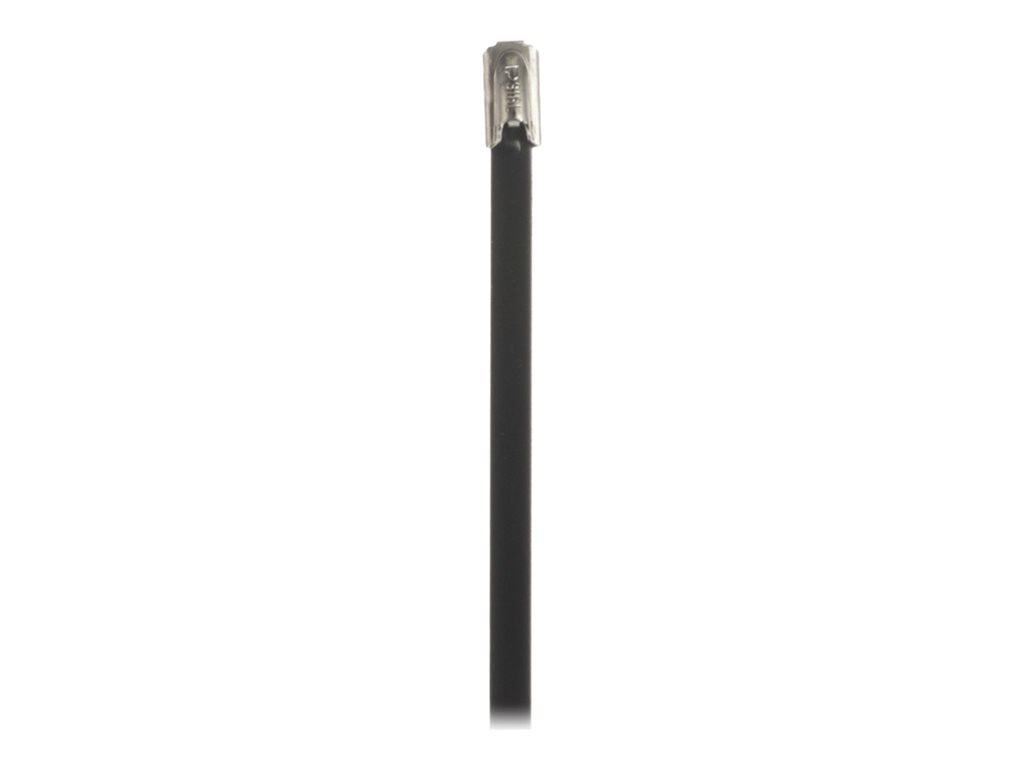 Panduit StrongHold - Cable locking tie - fully coated, heavy duty - indoor, outdoor - 2.2 ft - black (pack of 50) IMLTFC203H-L6L