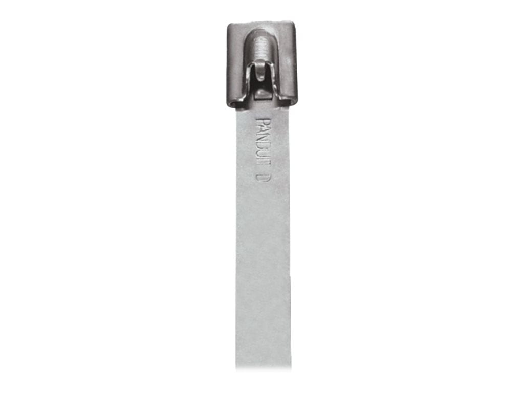 Panduit StrongHold - Cable locking tie - indoor, outdoor - 3.3 ft - metallic (pack of 25) - for P/N: GS4MT-E, HTMT, PPTMT, ST2MT IMLT304S-Q6L