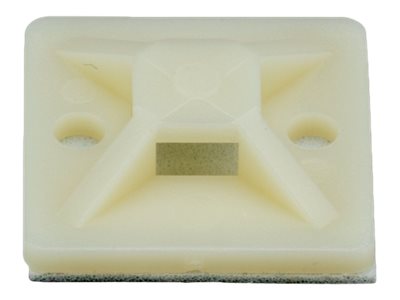 Panduit StrongHold - Cable tie mount - indoor - natural (pack of 100) SMP12A-C