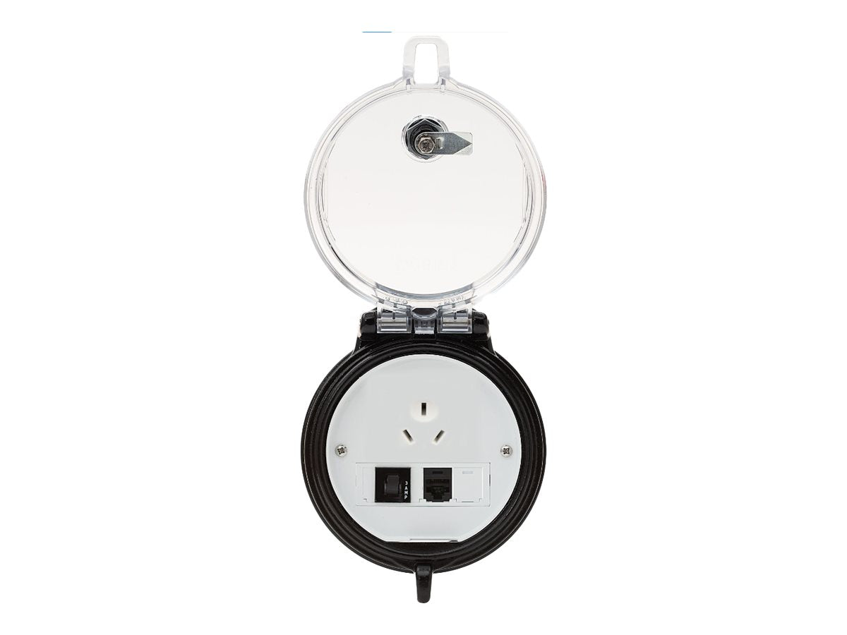 Panduit VeriSafe - Faceplate - CAT 5e - RJ-45 DAP4BC-I3-5