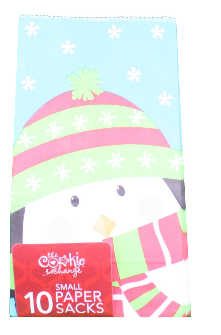 Paper Small Treat Sacks - Set of 10 - Penguin