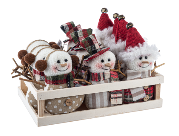 Pattern Play - Snowman Ornaments -