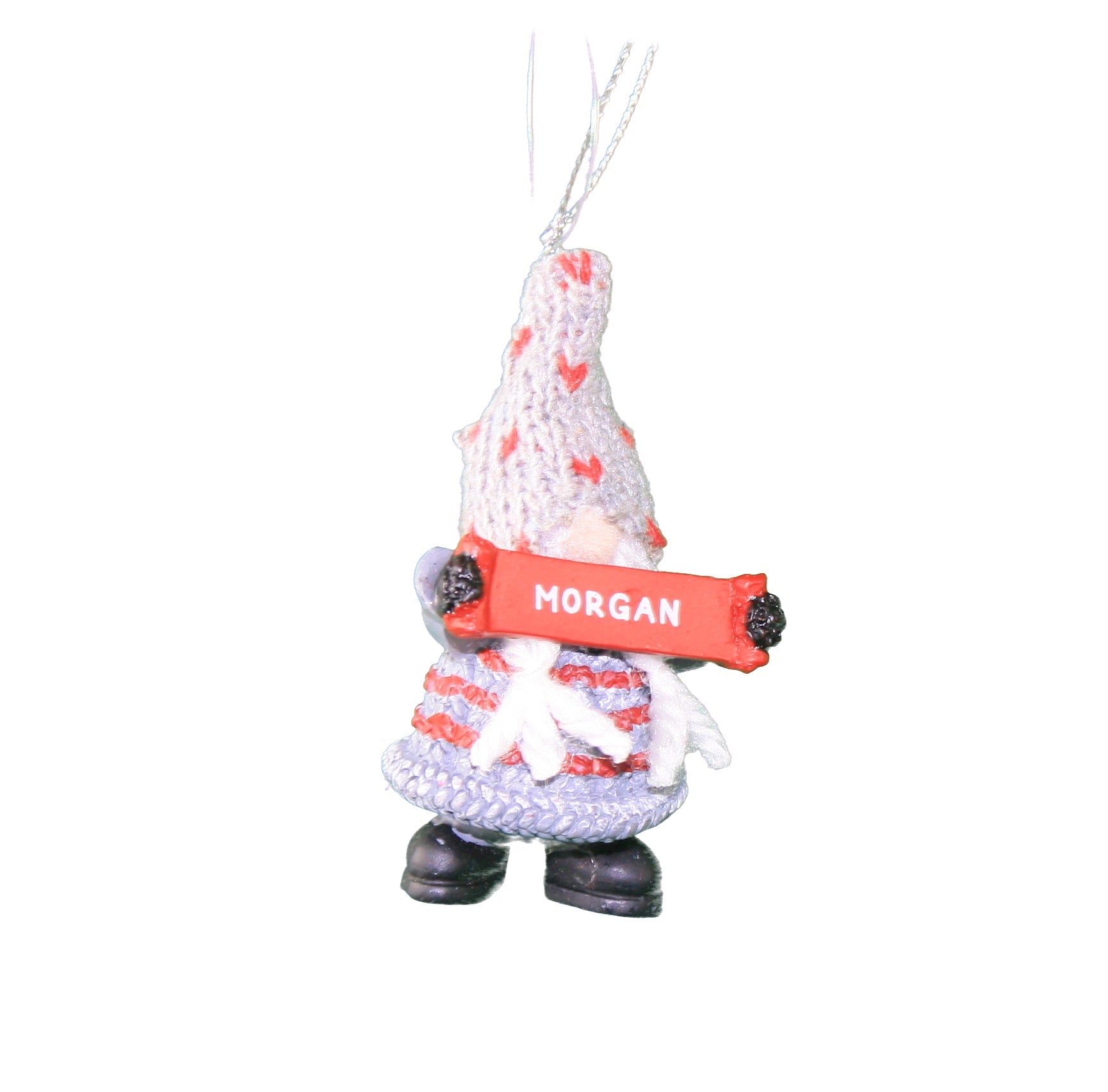 Personalized Gnome Ornament (Letters J-P) - Morgan
