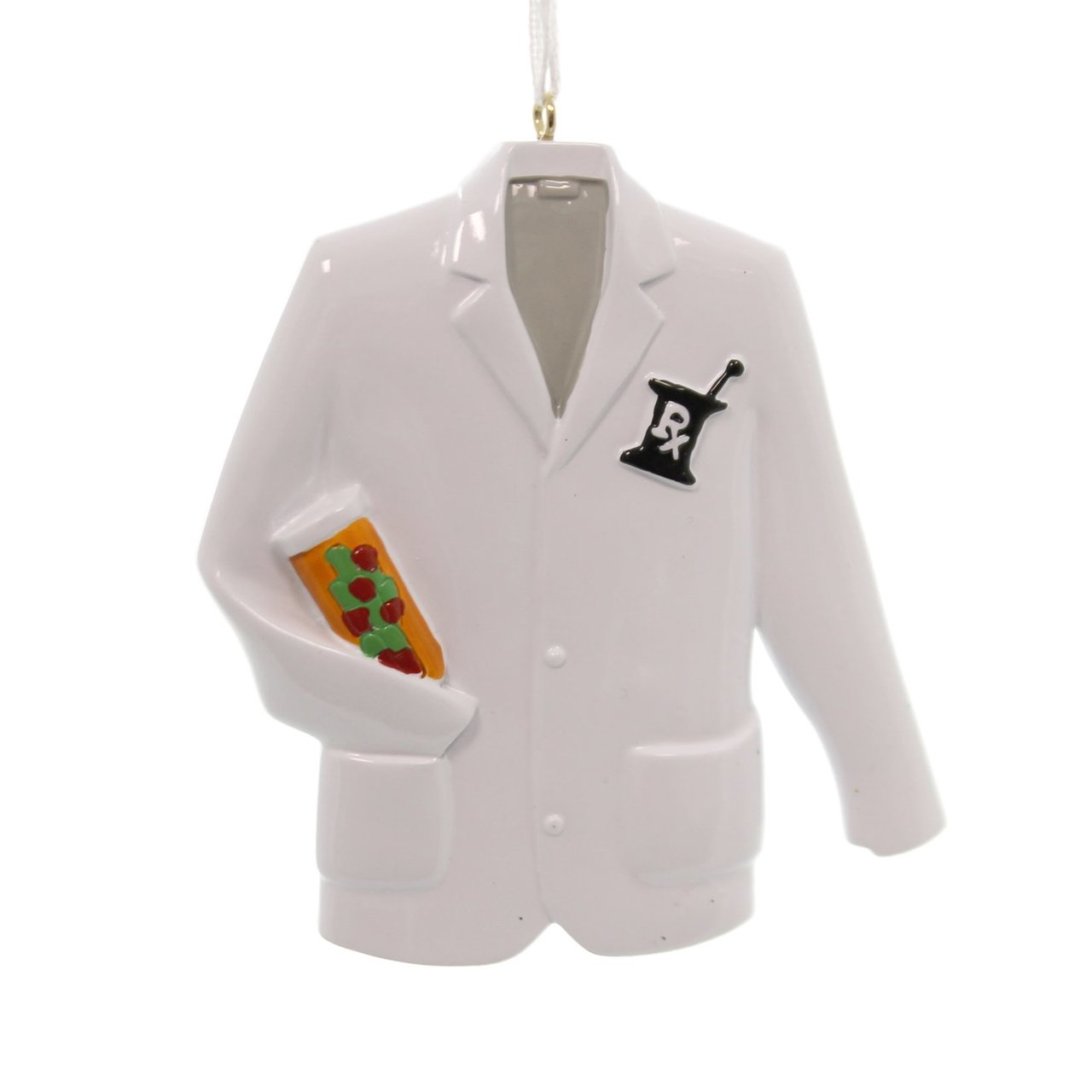 Pharmacist Jacket Christmas Ornament