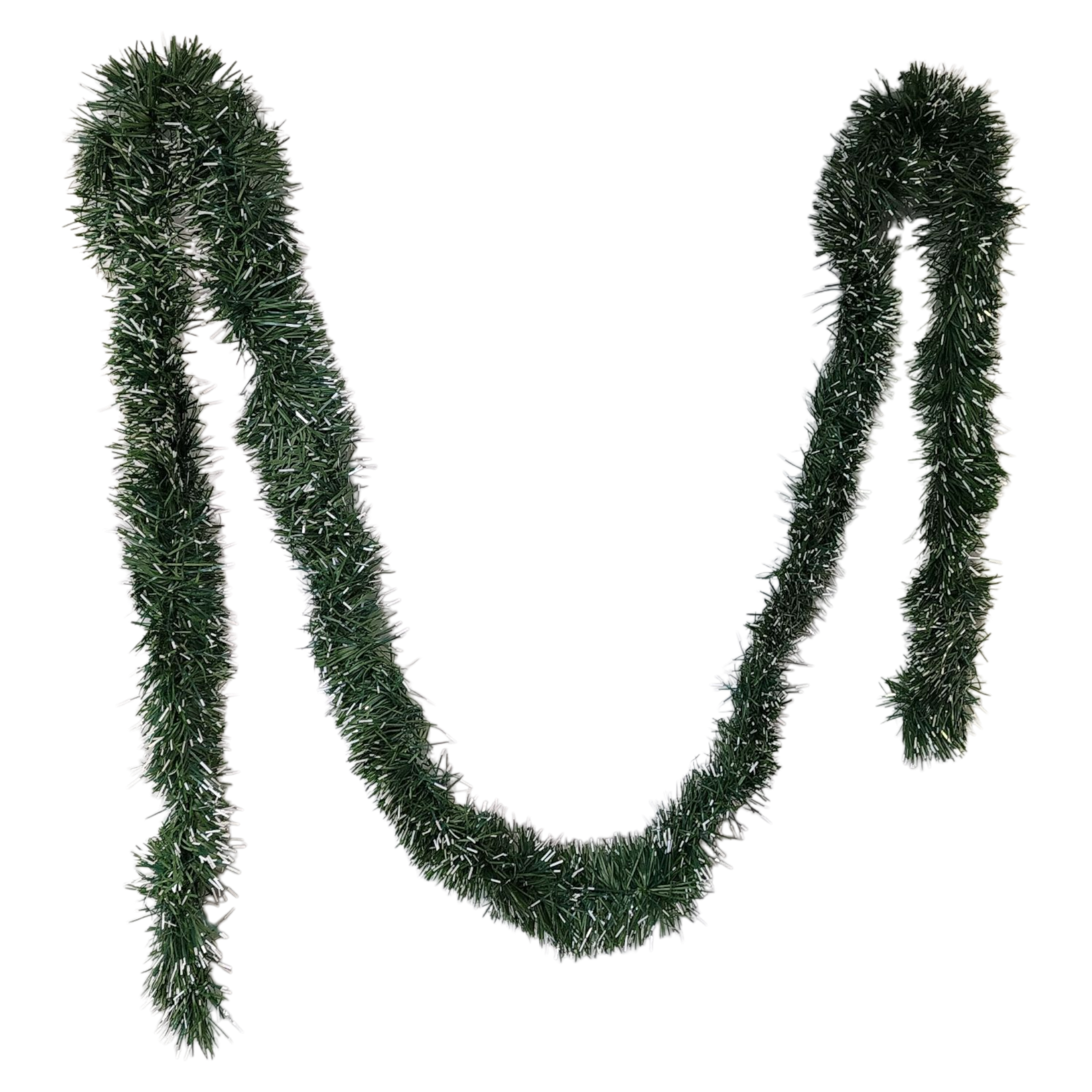 Pine Tinsel Garland - 9 Foot -